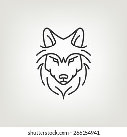 Wolf Line Icons 库存矢量图 图片和艺术矢量图 Shutterstock