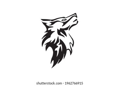 Wolf Head Logo Mascot Emblem