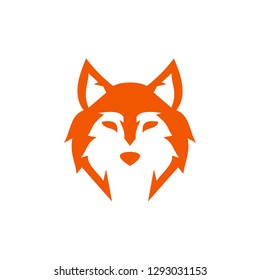 Wolf Head Logo Template