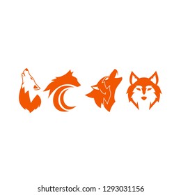 Wolf Head Logo Template