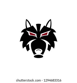 Wolf Head Logo Template