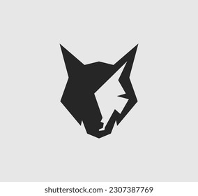 Wolf Head Logo Vector Illustration