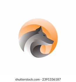 Wolf Head Logo Vector Illustration