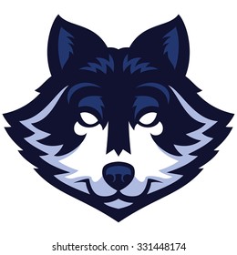 wolf head mascot