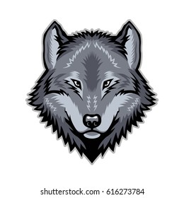 Wolf Head Mascot