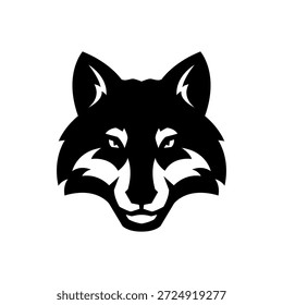 Wolf Head Mascot Logo Design