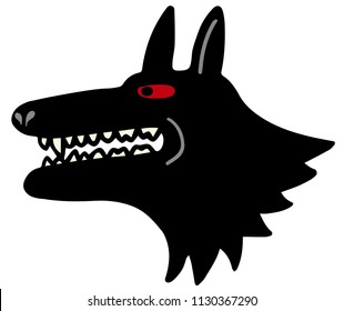 Wolf head profile