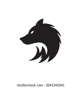 Wolf Head Template vector illustration design