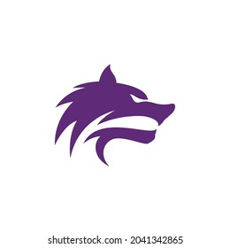Wolf Head Template vector illustration design