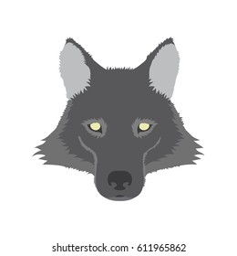 Wolf Head Vector Stock Vector (Royalty Free) 611965862 | Shutterstock