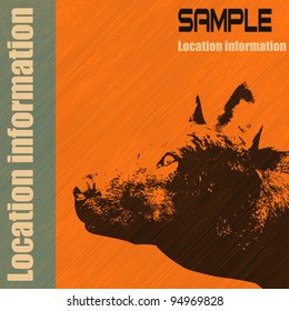 Wolf Head Vector Background