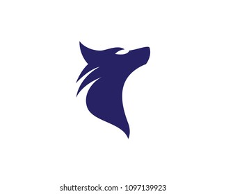 Wolf head vector icon