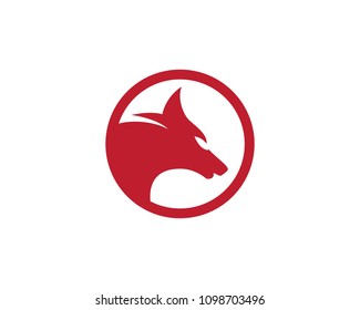 Wolf head vector icon