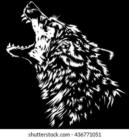 Wolf head vector illustration
 
