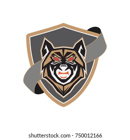 wolf head vector illustration