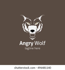 Wolf head Vector Illustration. Illustration of fox head cartoon style