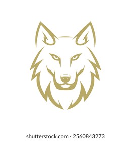 wolf head vector. wolf logo