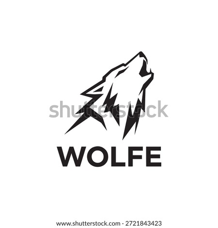 Wolf Howl Minimal Logo Design