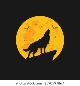 Wolf Howling Logo Stock Illustrations, Royalty-Free Vector Graphics and Clip Art.