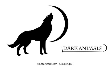 The wolf howls for a moon