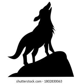 
cazador de lobos en estado salvaje