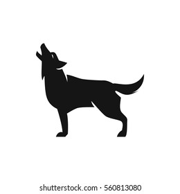 wolf icon illustration isolated vector sign symbol