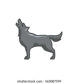 wolf icon illustration isolated vector sign symbol