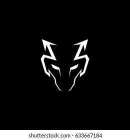 wolf icon logo animal