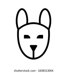 wolf icon or logo isolated sign symbol vector illustration - high quality black style vector icons
