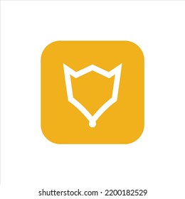 wolf icon logo vector template