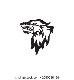 Wolf icon and symbol vector illustration