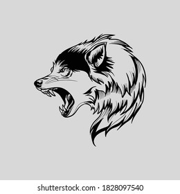 wolf icon,symbol and vector,Can be used for web, print and mobile