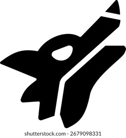 Diseño de icono de estilo de línea de lobo