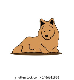wolf logo art, dog silhouette, hound mascot, and wild animal cartoon