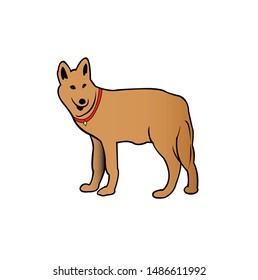 wolf logo art, dog silhouette, hound mascot, and wild animal cartoon