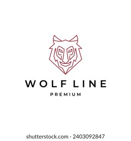 Wolf-Logo-Design-Template-Element Vektorgrafik