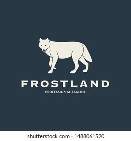 Wolf logo concept, vector based