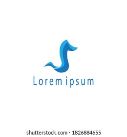 wolf logo creative vector illustration color design