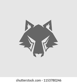 the wolf logo design