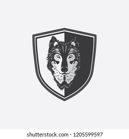 Wolf logo design