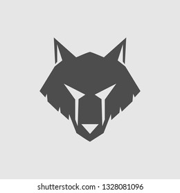 the wolf logo design