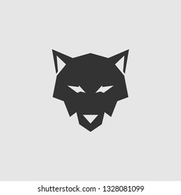 Wolf Logo Design Stock Vector (Royalty Free) 1328081099 | Shutterstock