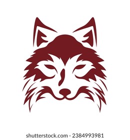 Wolf  logo design concept illustration