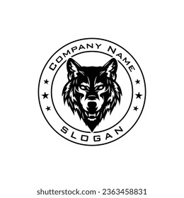 Wolf logo design - Gym Fitness logo design