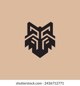 wolf logo design icon , sign and symbol vector 