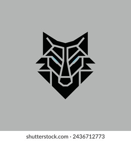 wolf logo design icon , sign and symbol vector 