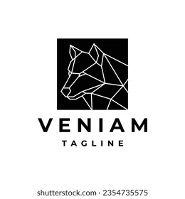 Plantilla de icono de diseño del logotipo Wolf