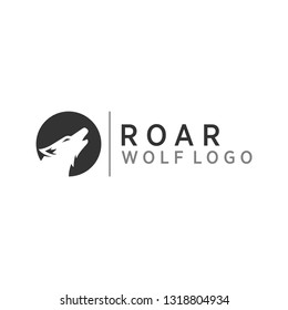 wolf logo design illustration