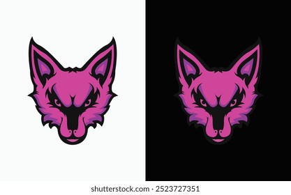 wolf logo design, wolf mascot logo, Wolf Tattoo art, wolf head illustration vector drawing, Brave fox head mascot Logo design. Vector Template Illustration Design. Mascot Brave wolfy Logo design