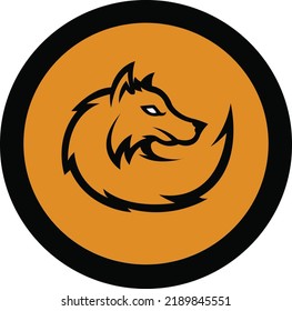 wolf logo design, wolf mascot logo, Tribal Wolf Tattoo,wolf head illustration vector drawing, Brave wolf head mascot Logo design. Vector Template Illustration Design. Mascot Brave wolfy Logo design